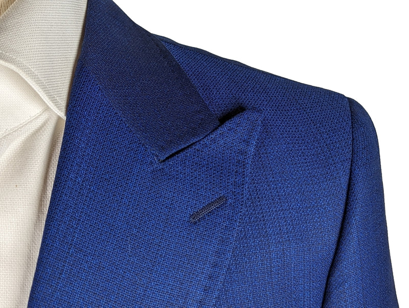 Benjamin Sample 3-in-1 Suit Bright Blue 2-button Peak Wool