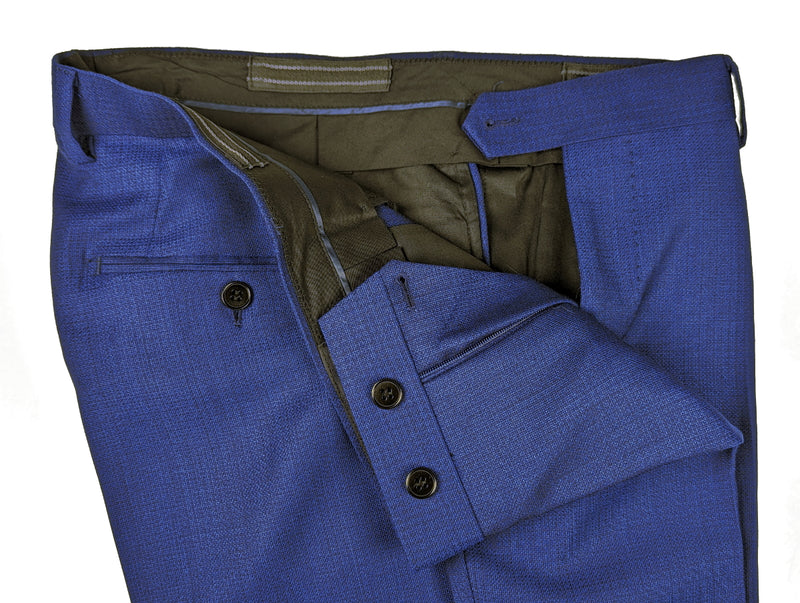Benjamin Sample 3-in-1 Suit Bright Blue 2-button Peak Wool