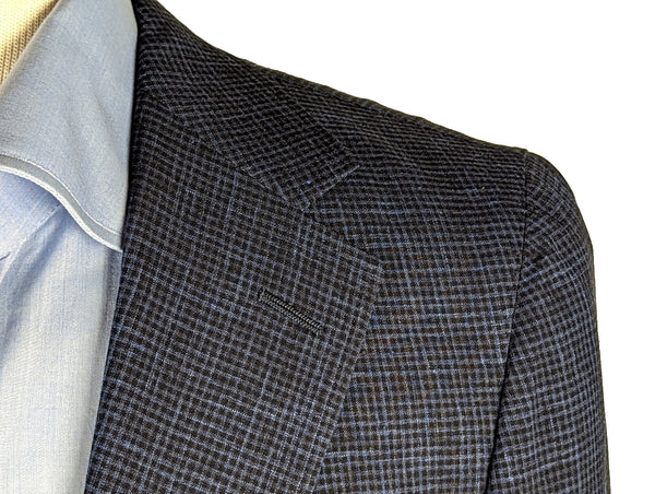 Benjamin 3-in-1 Suit Blue Check 2-button VBC Wool/Silk