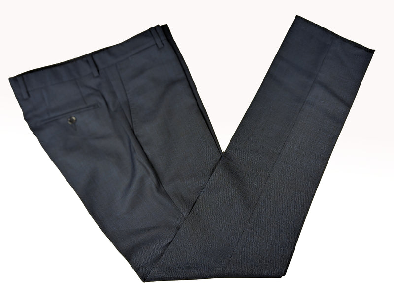 Benjamin Suit Navy Subtle Weave 2-Button DRAGO Wool