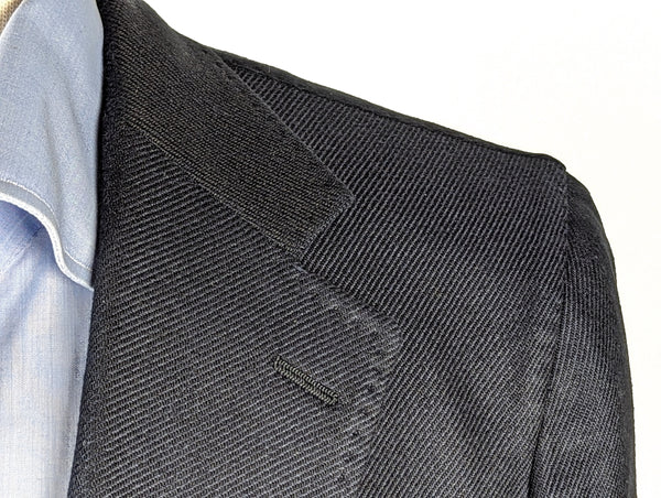 Benjamin Sport Coat Navy Blue 2-button Soft Shoulder Zegna Cashmere/Wool