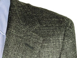 Benjamin Cerruti Sport Coat Greyish Green Melange 2-button Soft Shoulder Wool