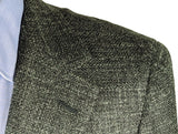 Benjamin Sport Coat Greyish Green Melange 2-button Soft Shoulder Cerruti Wool