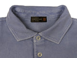 Corneliani Polo Shirt M Periwinkle Blue Cotton