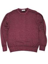 Cruciani Sweater Medium/50 Mauve Melange Crewneck Wool