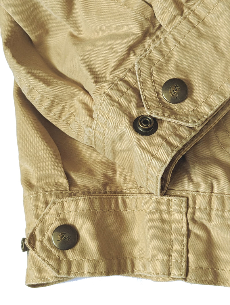 Fay Chore Jacket L Tan Cotton