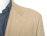 Fay Coat XL/XXL Beige/Tan 3-Button Heavy Cotton Twill