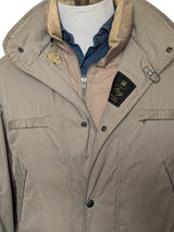 Fay Stadium Coat S/M 3-in-1 Beige Down Poliamid