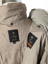 Fay Stadium Coat S/M 3-in-1 Beige Down Poliamid