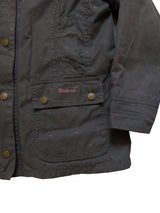 Barbour x Hello Kitty Girls Jacket L Ruby Beadnell Navy Waxed Cotton