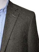 Marks & Spencer Abraham Moon Sport Coat 40R Forest Green 2-button Worsted Wool Tweed