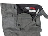 Luigi Bianchi Trousers 38, Grey Nailhead Pleated front Relaxed fit Wool