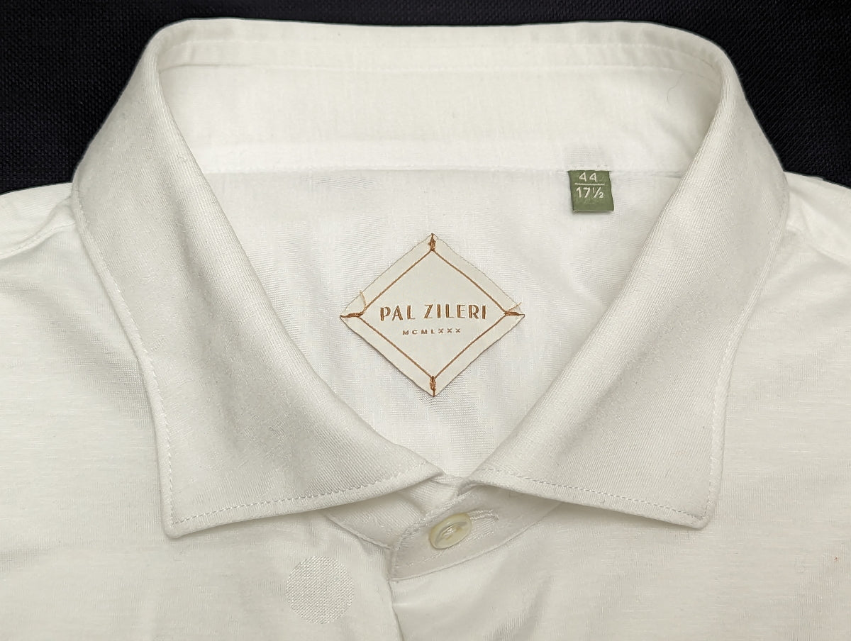 Pal Zileri Shirt L White Cotton Jersey – eHABERDASHER