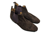 Paul Smith Chelsea Boots Brown Suede UK 7
