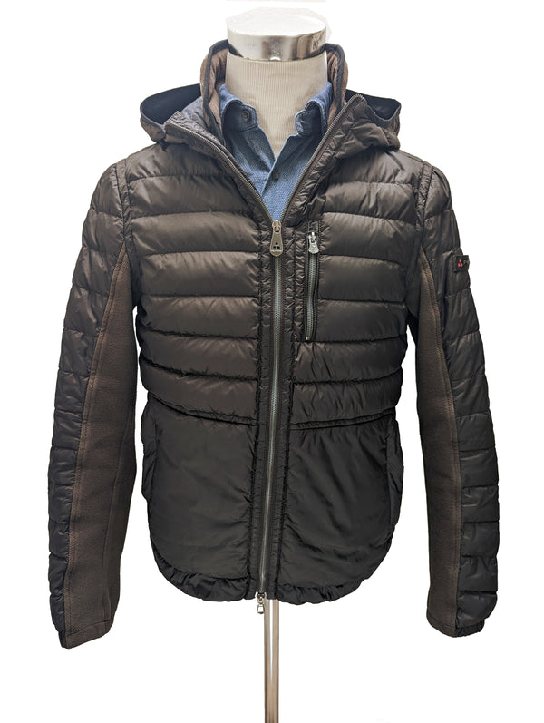 Peuterey Hooded Down Jacket M Brown Poliamid