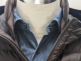 Peuterey Hooded Down Jacket M Brown Poliamid