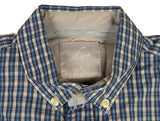 Peuterey Shirt M Blue Plaid BD Cotton