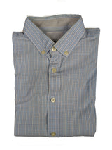 Peuterey Shirt M Light Blue Plaid BD Cotton