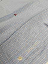 Peuterey Shirt M Light Blue Plaid BD Cotton