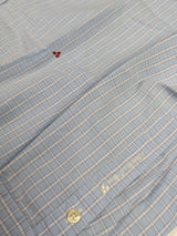 Peuterey Shirt M Light Blue Plaid BD Cotton