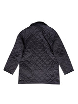 Barbour Jacket S/M Navy Blue Liddesdale Padded Quilt Polyamide