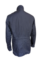 Paul Smith Coat M Navy Blue Padded Cotton Blend