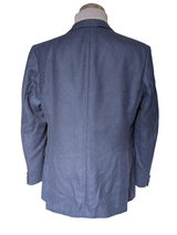 Vintage Konen Leisure Sport Jacket 46R Blue 2-button Wool