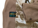 Vintage Shannon Long Pea Coat 42R Tobacco Brown Heavy Wool