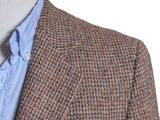 Vintage Harris Tweed Sport Coat 40R Light Brown 2-button Wool
