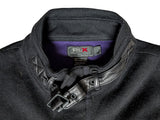 RLX Ralph Lauren Zip Sweater/Jacket Black L Wool Leather
