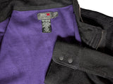 RLX Ralph Lauren Zip Sweater/Jacket Black L Wool Leather