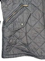 Barbour Jacket S/M Soft Navy Flyweight Chelsea Padded Quilt Polyester