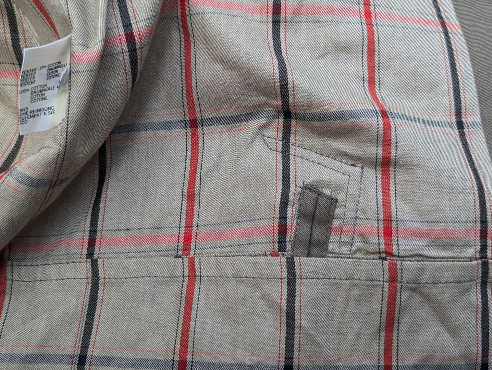 Grenfell Trench Coat M/38 Beige Cotton Blend Royal Warrant
