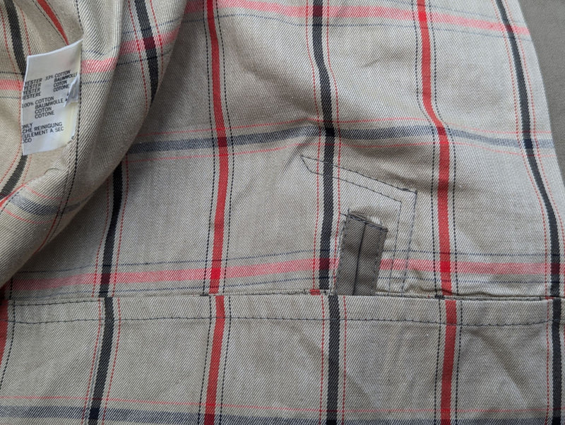 Grenfell Trench Coat M/38 Beige Cotton Blend Royal Warrant