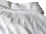 Ralph Lauren Popover Polo Shirt M White Cotton Interlock