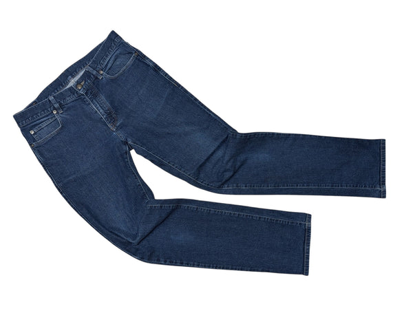 Zegna Jeans 32 Slim Blue 5 pocket cotton/elastane denim