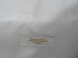 Barba Gold Label Shirt 17.5 White Spread Collar French Cuff Cotton