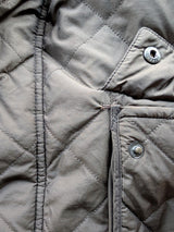 Barbour Jacket XL Olive Brown Ariel Quilted Polyester Gore-Tex