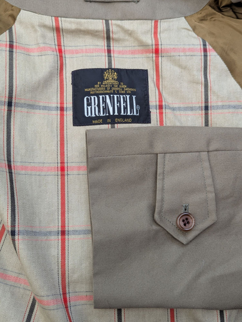 Grenfell Trench Coat M/38 Beige Cotton Blend Royal Warrant