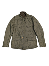 Barbour Jacket L Olive Green Ariel Polarquilt Polyamide
