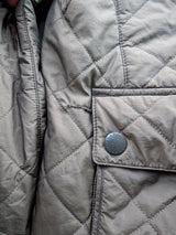 Barbour Jacket XL Olive Brown Ariel Quilted Polyester Gore-Tex