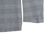 Corneliani Sport Coat 40/41R Grey Plaid Wool/Cotton/Cashmere