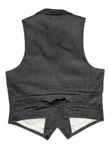 John Lewis Abraham Moon Waistcoat/Vest M/40R Charcoal Grey Wool