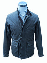 Next British Millerain Jacket L Blue Waxed Cotton