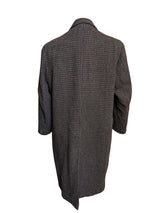 Vintage Burton Royal Warrant Harris Tweed Coat XL/44 Brown Check Wool