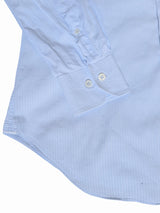 Pal Zileri Shirt M/15.75 Slim Pale Blue Ribbon Stripe Cotton