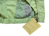 LBM 1911 Bomber Jacket Washed S/M Lime Green Linen/Cotton