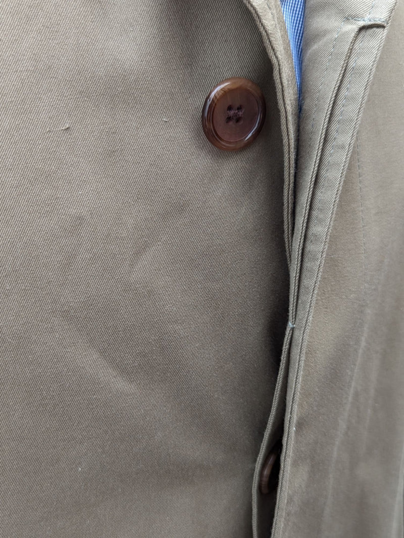 Grenfell Trench Coat M/38 Beige Cotton Blend Royal Warrant