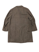 Vintage Dunn & Co. Half Raglan Coat L/XL Khaki/Blue Twill Wool