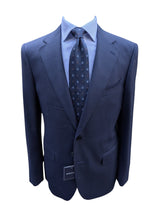Benjamin Suit Navy Blue 2-Button Wool Doeskin Flannel
